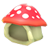 Eco Red Mushroom Hood