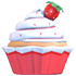 Strawberry Cupcake Shoes