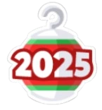 2025 Bauble Sticker