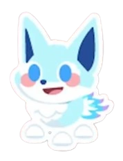 Aurora Fox Sticker