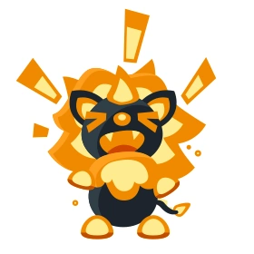 Blazing Lion Animated Sticker