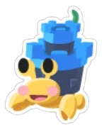 Castle Hermit Crab Sticker