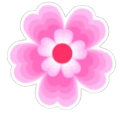 Cherry Blossom Flower Sticker