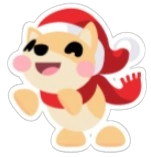Christmas Dog Sticker
