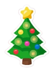 Christmas Tree Sticker