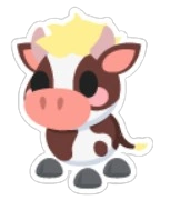 Cow Calf Sticker