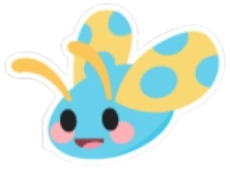 Diamond Ladybug Sticker