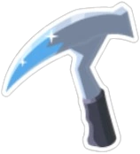 Diamond Pickaxe Sticker