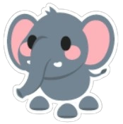Elephant Sticker