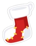 Festive Stocking Sticker
