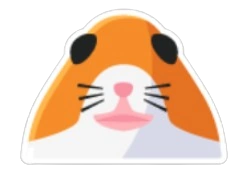 Hamster Selfie Sticker