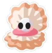 Happy Clam Sticker