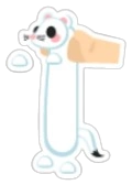 Long Ermine Sticker