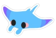 Manta Ray Sticker