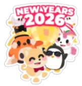 NYE 2026 Sticker