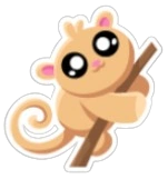 Pleading Tarsier Sticker