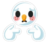 Pretty Please Snowball Sticker