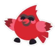 Red Cardinal Sticker