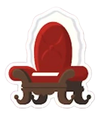 Santa's Throne Sticker