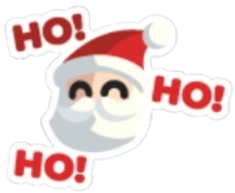 Santa Sticker
