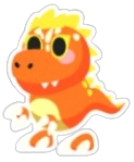 Scorching Kaijunior Sticker