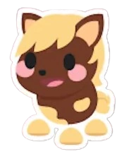 Shetland Pony Dark Brown Sticker