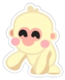 Snow Monkey Sticker