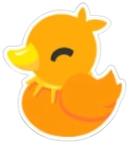 Sunrise Duckling Sticker