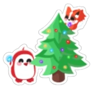 Tree Decorating Animated Sticker