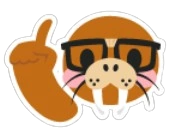 Well, Actually Walrus Sticker