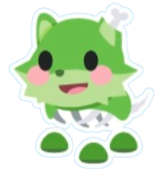 Zombie Wolf Sticker