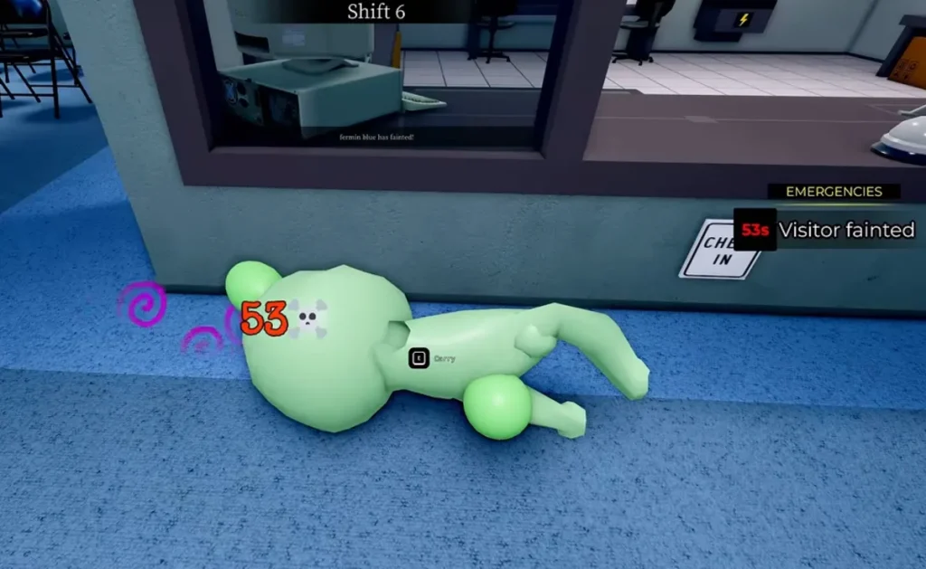Patient Fainted