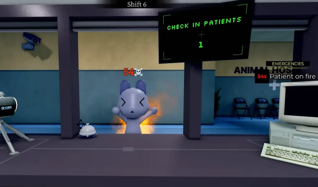 Patient on Fire