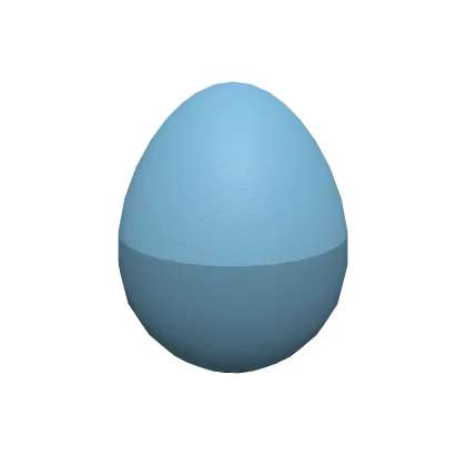 Blue Plastic Egg