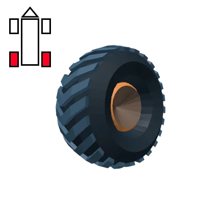 Huge Back Wheel