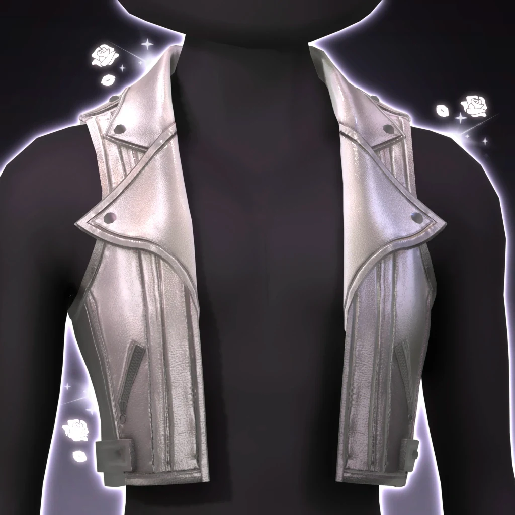 Cropped Leather Vest
