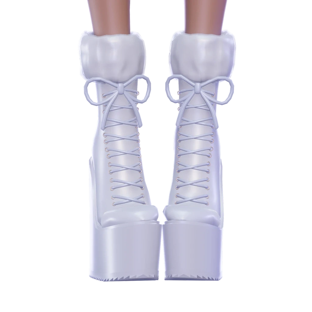 Lace-Up Platform Boots