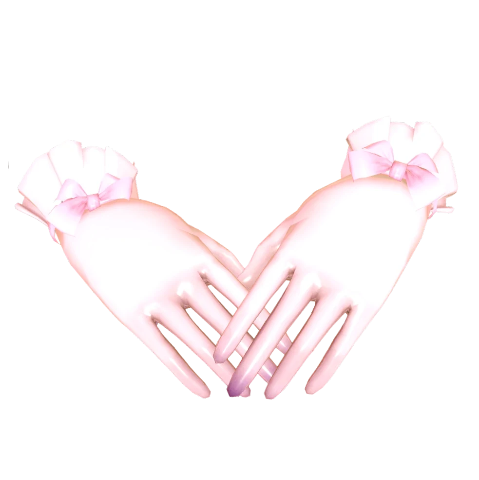 Ruffled Gloves