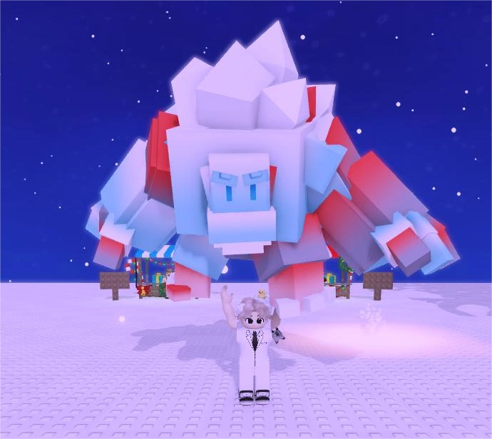 Festive Ice Golem