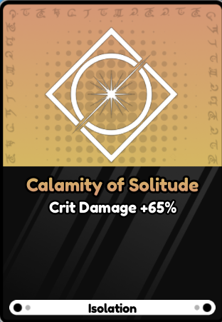 Calamity of Solitude
