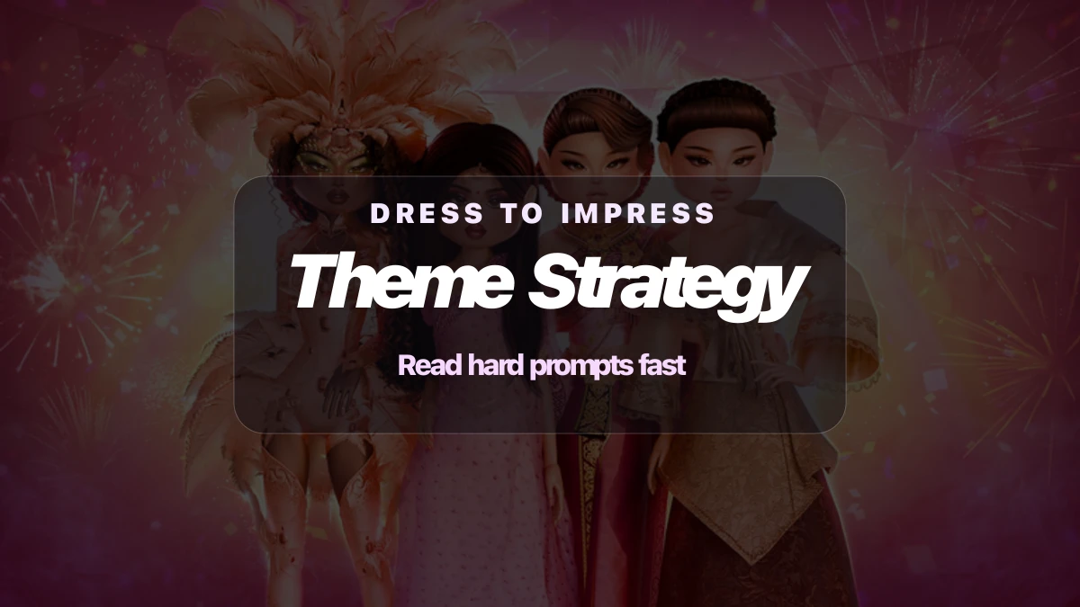 Dress To Impress Theme Strategy Guide: Read Hard Prompts Fast