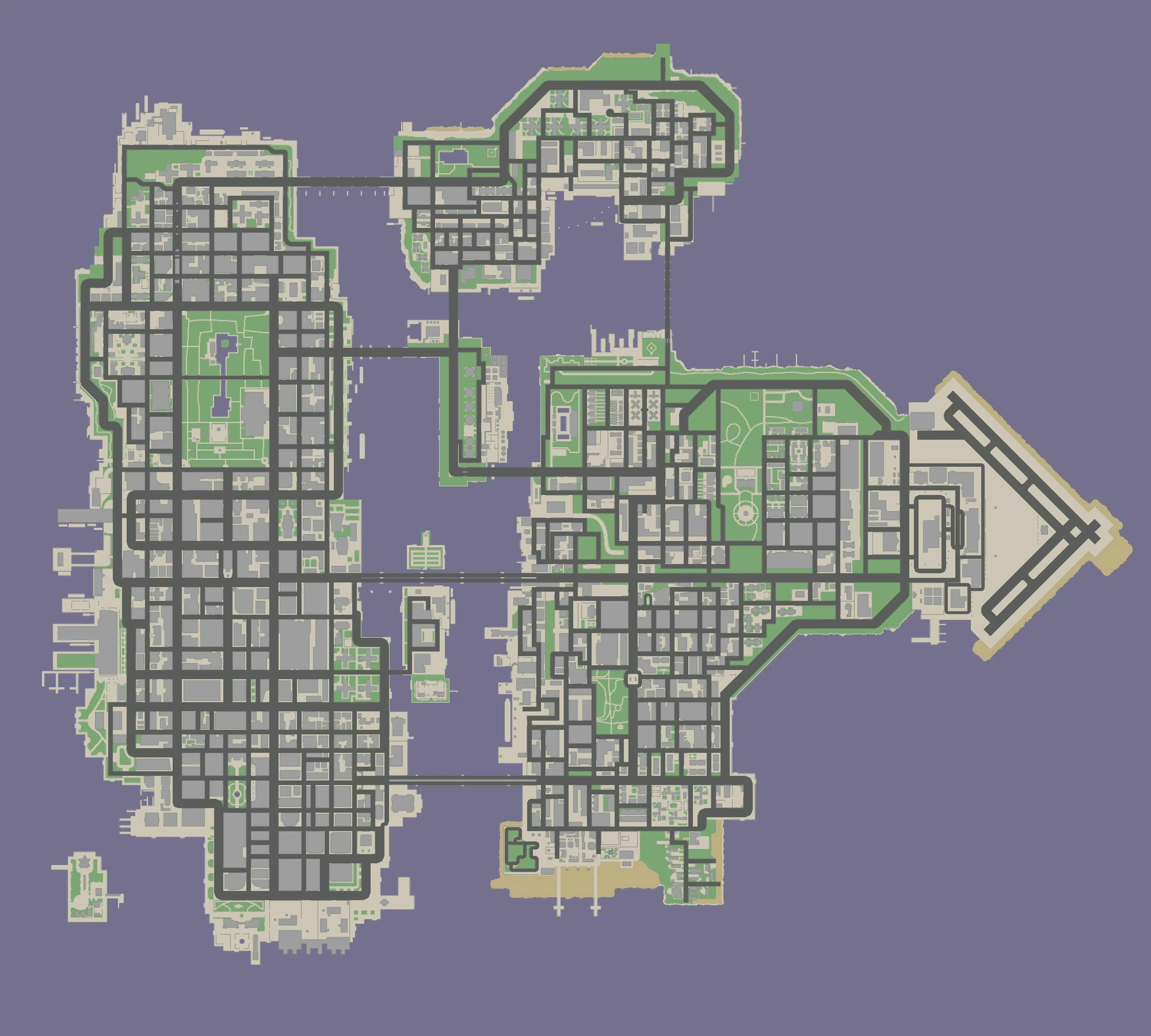 GTA Chinatown Wars map
