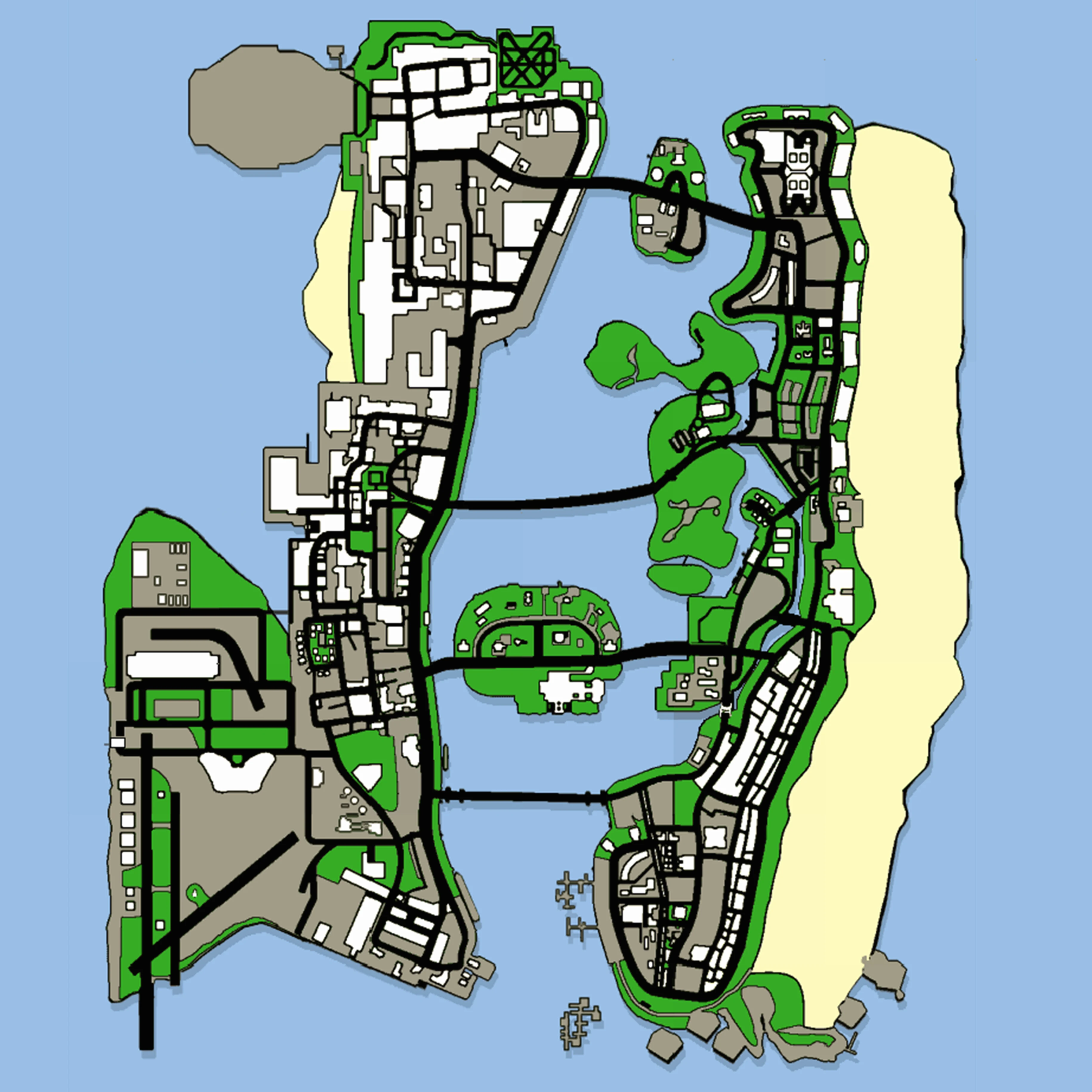 GTA Vice City Stories map